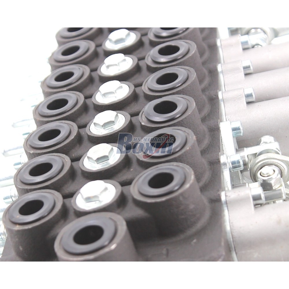 HSW50 Manual and Joystick 8 Spool Monoblock Directional Valve detail image